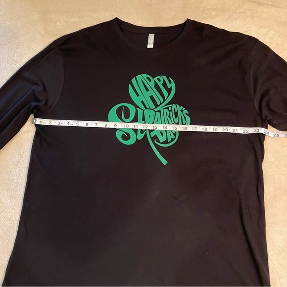 NWOT Happy St Patrick’s Day Shirt, Size XL, Long Sleeve, 100% Cotton - Picture 9 of 10